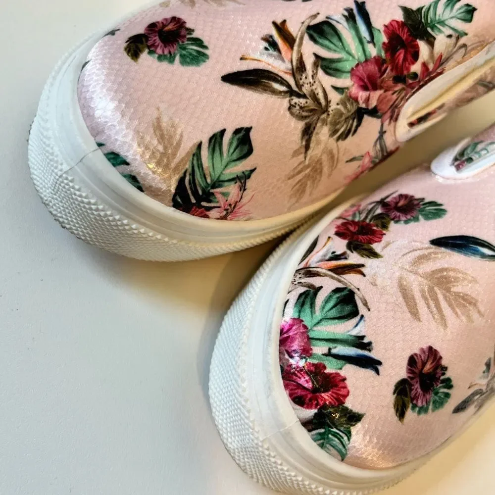 Guess Pink Floral Slip-On Sneakers - Picture 5 of 11
